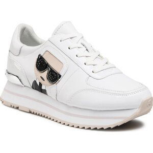 Sneakersy KARL LAGERFELD KL61930 White Lthr/Suede