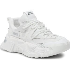 Sneakersy Steve Madden Kingdom Sneaker SM11002519 SM11002519-11E White/White
