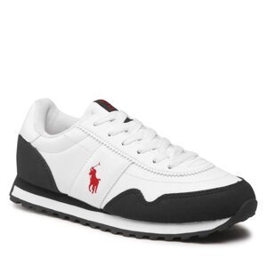 Sneakersy Polo Ralph Lauren Train 89 Pp RF104134 White Tumbled/Navy Micro w/ Red PP