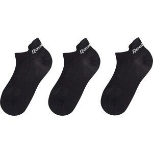 Sada 3 párů dámských vysokých ponožek Reebok TECH STYLE TR W 3P FQ6248 Černá