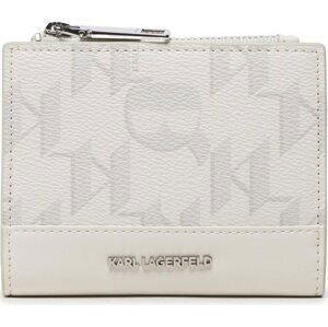 Malá dámská peněženka KARL LAGERFELD 230W3226 Off Wht A110