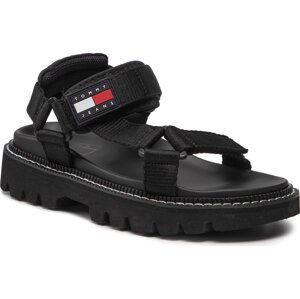 Sandály Tommy Jeans Chunky Sandal EN0EN01836 Black BDS