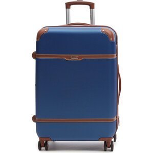 Střední Tvrdý kufr Dielle 160 60 BL Modrá