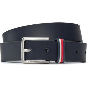 Dětský pásek Tommy Hilfiger Leather Belt AU0AU01741 Space Blue DW6