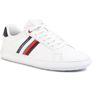 Sneakersy Tommy Hilfiger Essential Leather Cupsole FM0FM02668 White Ybs