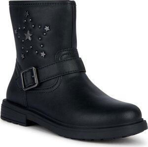 Polokozačky Geox Jr Eclair J369QR 000BC C9999 D Black