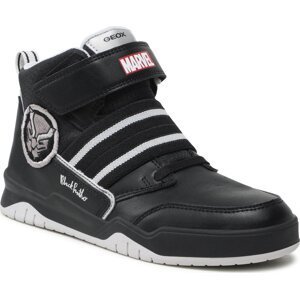 Sneakersy Geox MARVEL J Perth Boy J367RD 05411 C0039 S Black/Silver