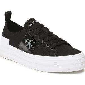 Tenisky Calvin Klein Jeans Bold Vulc Flatf Laceup Wn YW0YW01039 Black BEH