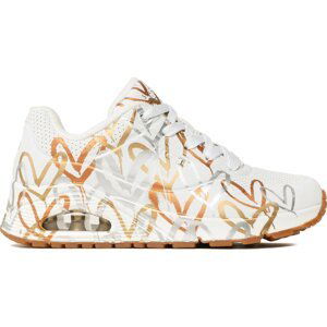 Sneakersy Skechers Metallic Love 155523/WTGD White/Gold