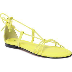 Sandály Hugo GraceMignonFlatS-C 50475372 10239116 01 Bright Yellow 735