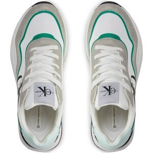 Sneakersy Calvin Klein Jeans V3X9-80893-1695 S Grey/White/Green B024