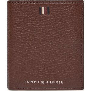 Velká pánská peněženka Tommy Hilfiger Th Central Trifold AM0AM11851 Dark Chestnut GT8