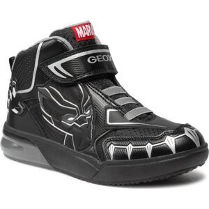 Sneakersy Geox MARVEL J Grayjay Boy J369YB 0FU50 C0039 D Black/Silver