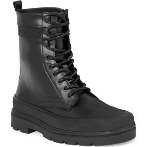 Kotníková obuv Calvin Klein Lace Up Boot High HM0HM01213 Ck Black BEH