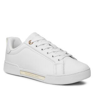 Sneakersy Tommy Hilfiger Chique Court Sneaker FW0FW07634 White YBS