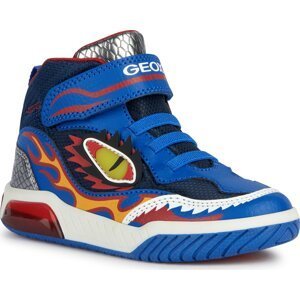 Sneakersy Geox J Inek Boy J369CD 0FEFU C0833 S Royal/Red