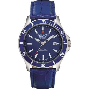 Hodinky Swiss Alpine Military 7022.1535 Blue/Silver/Blue