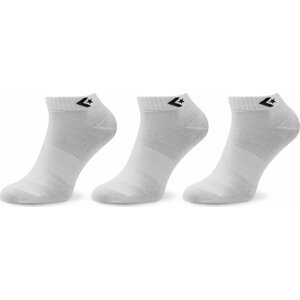 Sada 3 párů dámských vysokých ponožek Converse E746W-3009 Bílá
