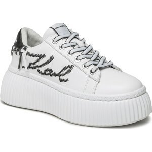 Sneakersy KARL LAGERFELD KL42372 White/Black