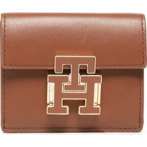 Malá dámská peněženka Tommy Hilfiger Push Lock Leather Wallet AW0AW14344 GTU