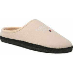 Bačkory Tommy Hilfiger Indoor Slipper T3A0-32441-1506 S Beige 500