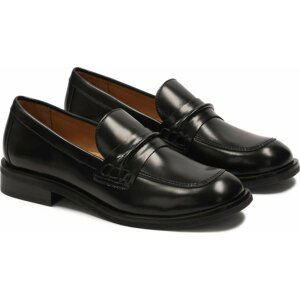 Loafersy Kazar Stris 82570-09-00 Czarny