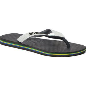 Žabky Havaianas Brasil Mix 41232060133 Black/White