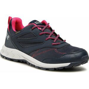 Trekingová obuv Jack Wolfskin Woodland Texapore Low K 4042162 Night Blue/Pink