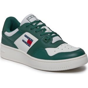 Sneakersy Tommy Jeans Tjm Retro Basket Ess EM0EM01395 Court Green L4L