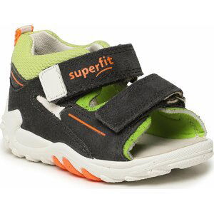 Sandály Superfit 1-000035-2000 M Grey/Lightgreen