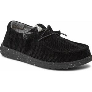 Polobotky Hey Dude Wendy Wave Corduroy 40195-001 Black