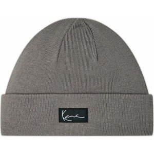 Čepice Karl Kani KK Signature Beanie KA223-009-14 ANTHRACITE