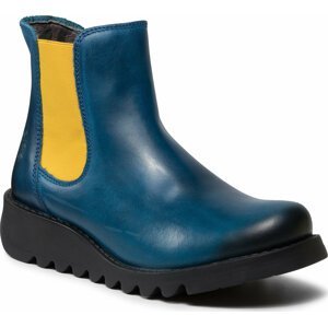 Kotníková obuv s elastickým prvkem Fly London Salv P143195061 R.Blue(Mustard)