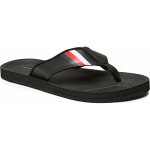 Žabky Tommy Hilfiger Comfortable Padded Beach Sandal FM0FM04473 Black BDS