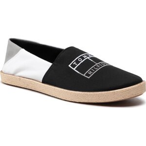 Espadrilky Tommy Hilfiger Color Block Espadrille FM0FM04057 Black BDS