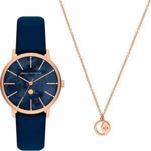 Hodinky Armani Exchange Lola AX7149SET Gold/Navy