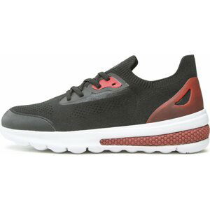 Sneakersy Geox U Spherica Actif U35BAA0006KC0048 Black/Red