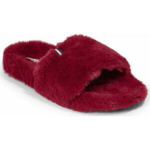 Bačkory Tommy Hilfiger Fur Home Slipper Slide FW0FW07663 Rouge XJS