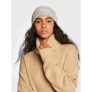 Čepice Calvin Klein Micro Waffle Beanie K60K609963 Šedá