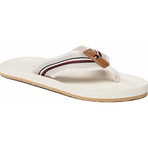 Žabky Tommy Hilfiger Comfort Corporate Beach Sandal FM0FM04616 Weathered White AC0