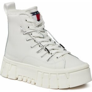 Sneakersy Tommy Jeans Tjw Vulc Platform Mc Wl EN0EN02394 Ecru YBL