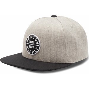 Kšiltovka Brixton Oath III 10777 Light Heather Grey/Black