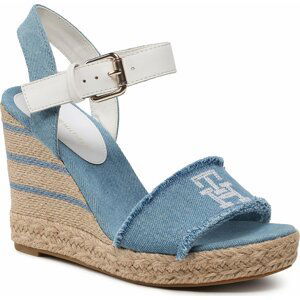 Espadrilky Tommy Hilfiger Wedge Sandal FW0FW07079 Denim 0G1