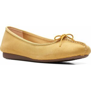 Polobotky Clarks Freckle Ice 26170957 Yellow Suede