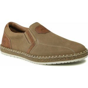 Polobotky Rieker B5273-64 Dark beige