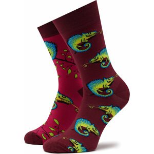 Klasické ponožky Unisex Funny Socks Chameleon SM1/32 Barevná