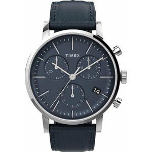 Hodinky Timex Midtown Chronograph TW2V36800 Silver/Navy