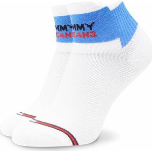 Klasické ponožky Unisex Tommy Jeans 701220288 White/Blue 003