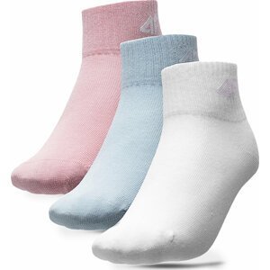Sada 3 párů dětských nízkých ponožek 4F 4FJSS23USOCF098 92S