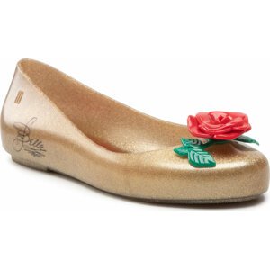 Baleríny Melissa Mini Melissa Sweet Love + Disn 33448 Gold/Red 50795